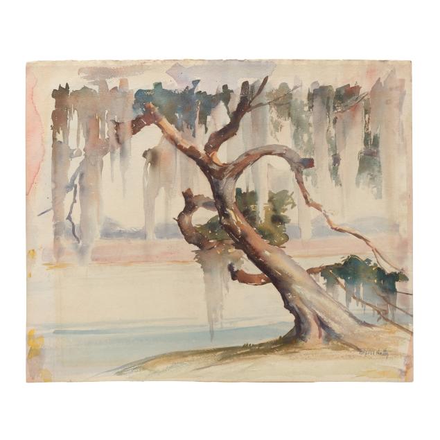 alfred-hutty-american-1877-1954-live-oak-with-spanish-moss