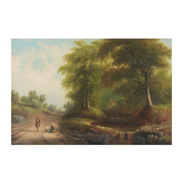 edmund-c-coates-british-american-1816-1871-i-the-well-traveled-road-i