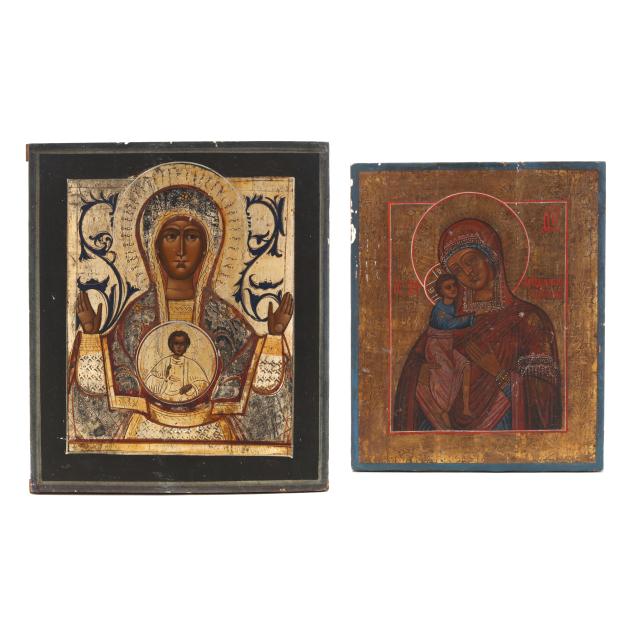 two-antique-eastern-orthodox-icons-of-virgin-mary-and-the-christ-child
