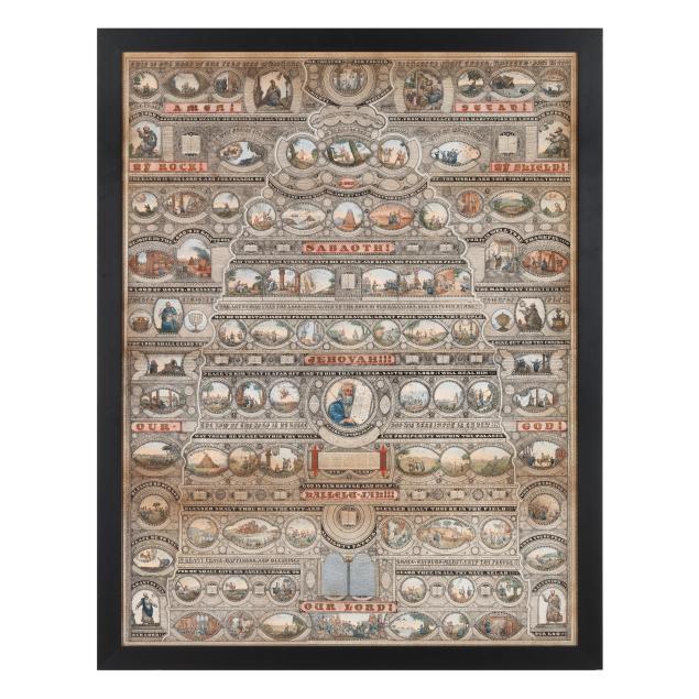 a-rare-and-monumental-micrographic-jewish-i-mizrah-i-by-levi-david-van-gelder-1815-1878