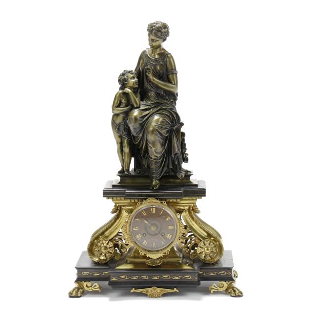 tiffany-co-aesthetic-period-bronze-and-slate-mantel-clock