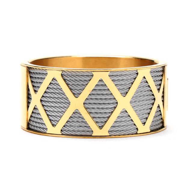 gold-plated-and-steel-bangle-bracelet-charriol