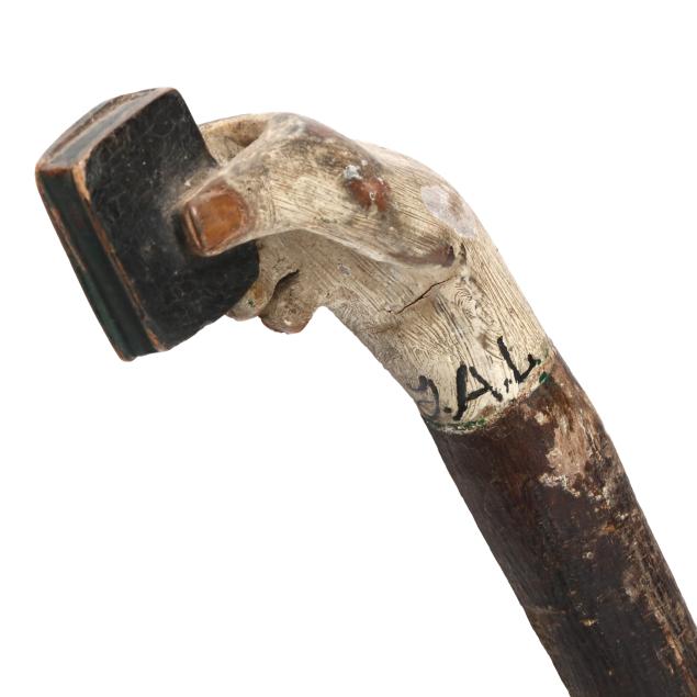 minister-s-folk-art-carved-and-painted-walking-stick