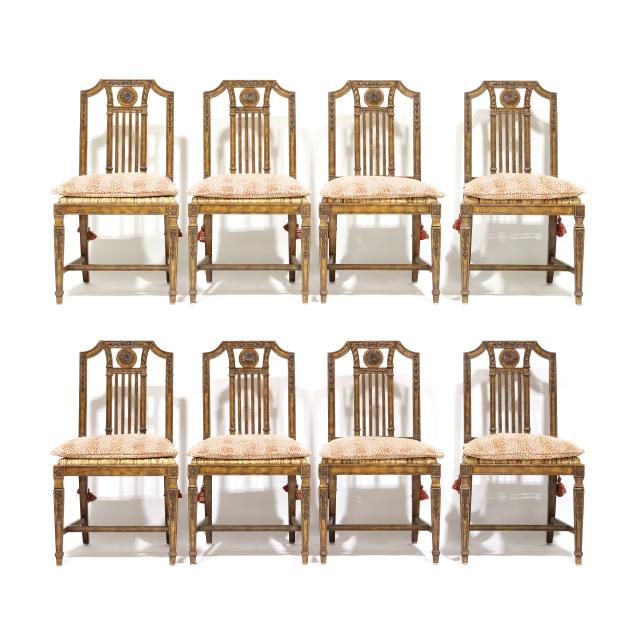 maitland-smith-eight-louis-xvi-style-carved-mahogany-dining-chairs