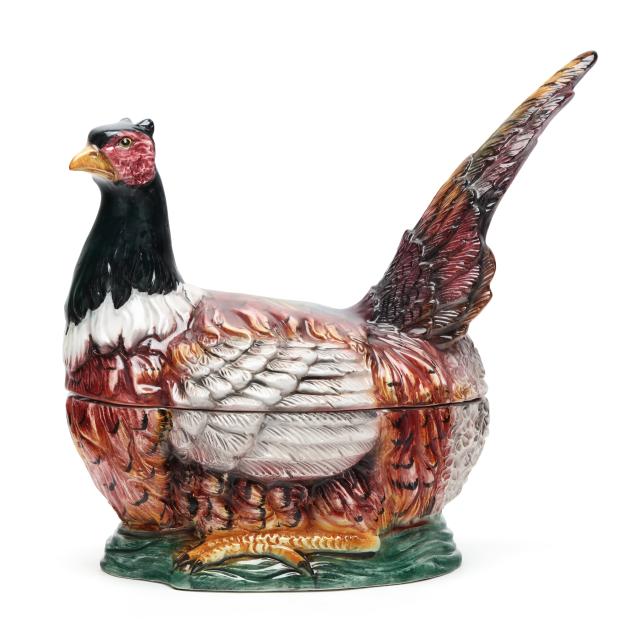italian-pottery-covered-pheasant-dish