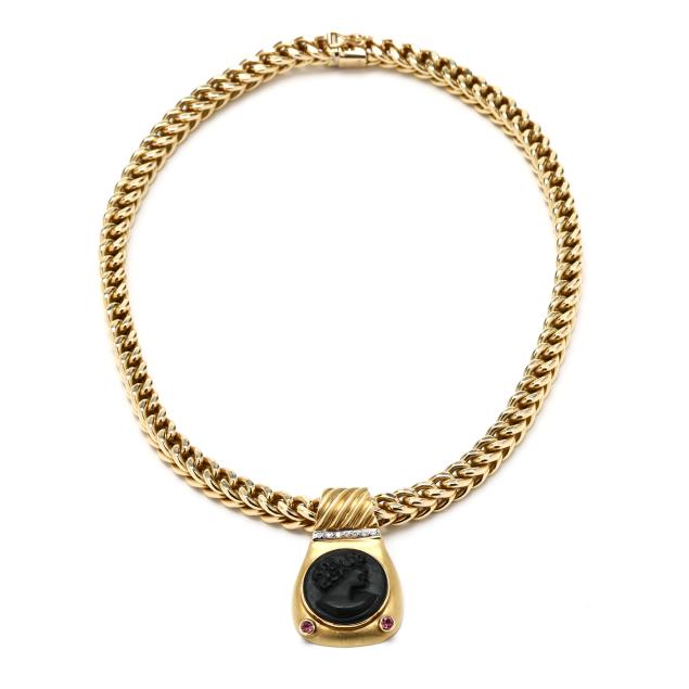 gold-and-gem-set-classical-style-cameo-pendant-necklace