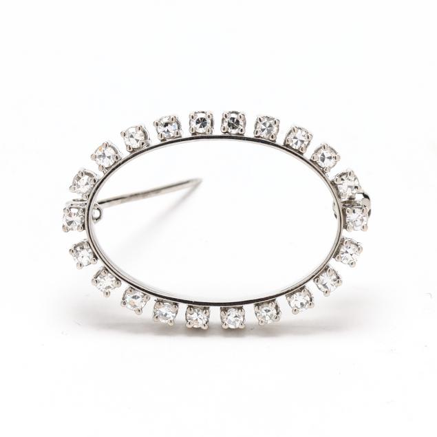 white-gold-and-diamond-brooch