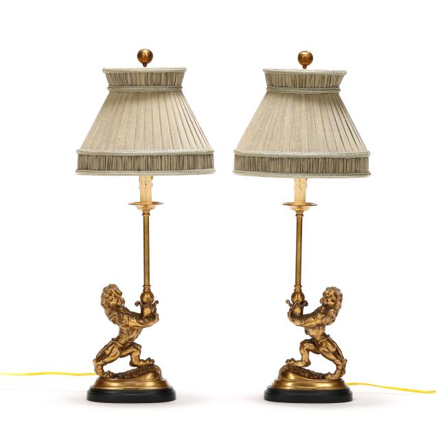 pair-of-neoclassical-brass-lion-rampant-lamps