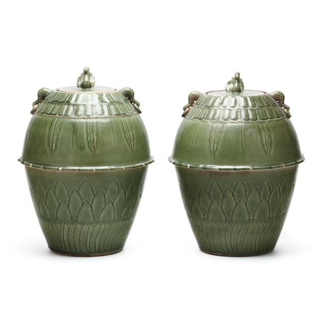large-pair-of-chinese-green-glazed-lidded-jars