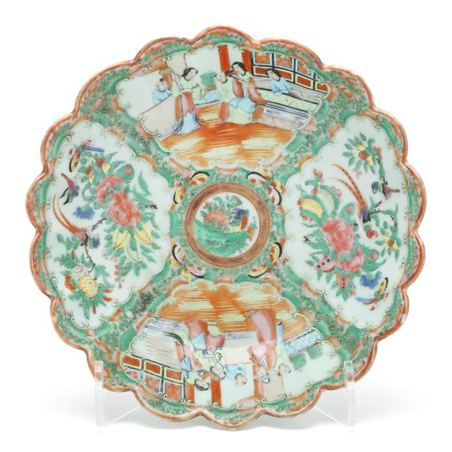 chinese-export-porcelain-famille-rose-celadon-glazed-dish