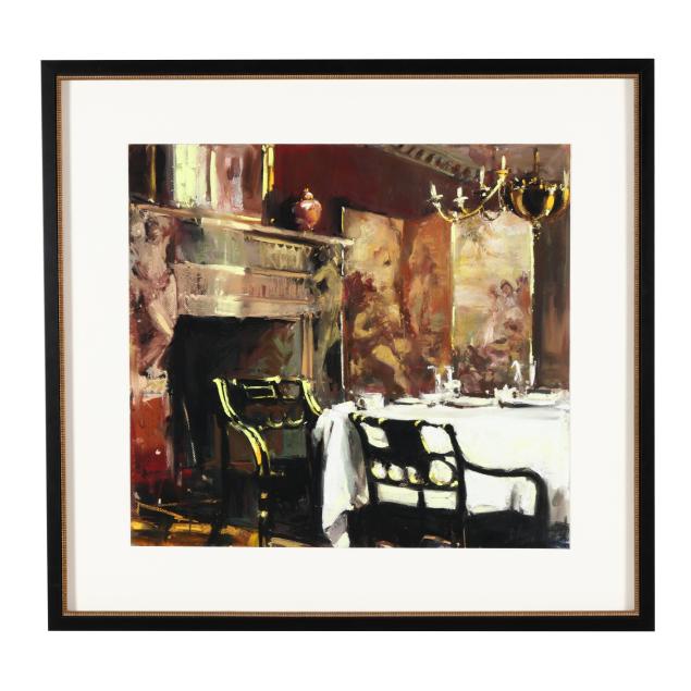 jody-depew-mcleane-american-i-french-painted-screen-with-sheraton-chairs-i