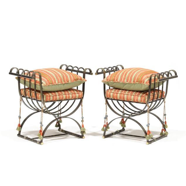 pair-of-steel-savonarola-stools