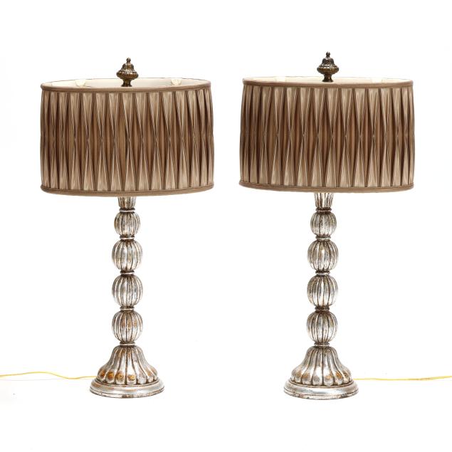 john-richard-pair-of-silvered-wood-table-lamps