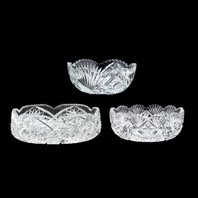 three-cut-glass-serving-bowls