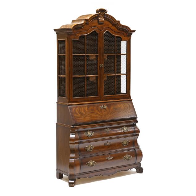 dorothy-draper-for-henredon-venetian-style-desk-and-bookcase