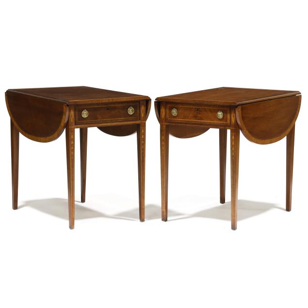 wellington-hall-pair-of-federal-style-inlaid-mahogany-pembroke-tables