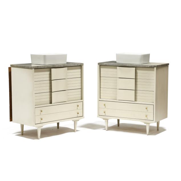 pair-of-converted-mid-century-vanities