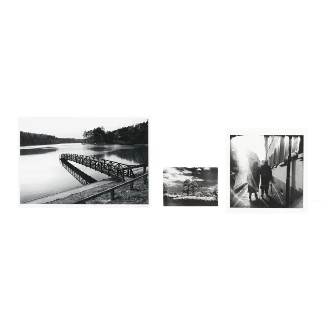 three-framed-black-and-white-photographs