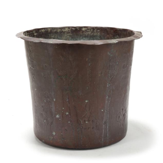 large-incised-copper-vat