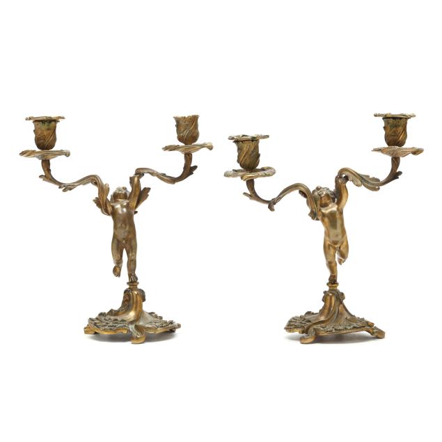 fine-pair-of-french-gilt-bronze-cherub-two-light-candelabra