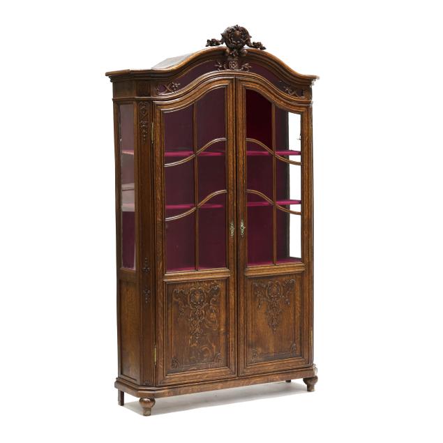 louis-xv-style-carved-oak-cabinet