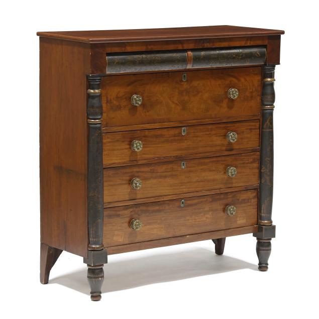 american-classical-mahogany-chest-of-drawers-with-stencil-highlights