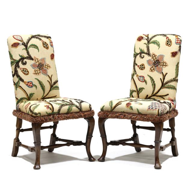 pair-of-queen-anne-style-crewel-upholstered-side-chairs
