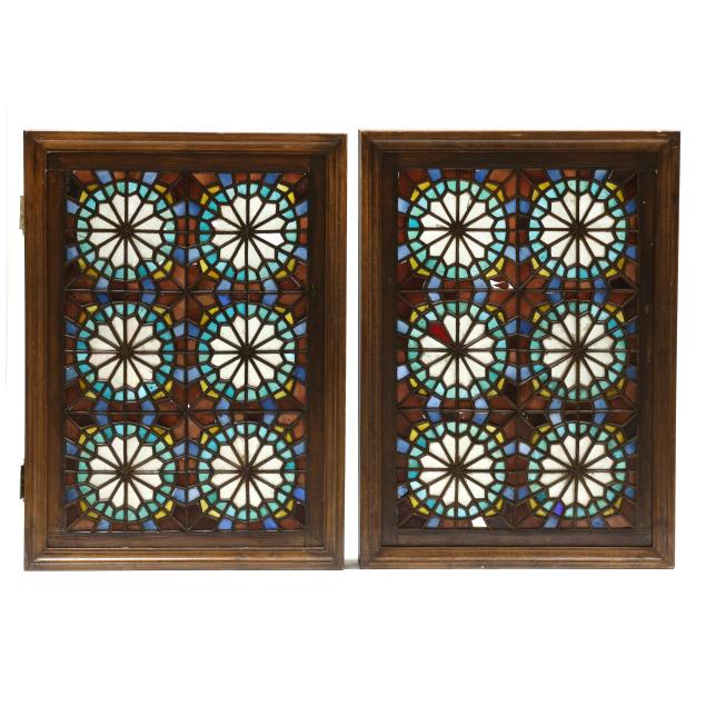 pair-of-stained-glass-cabinet-doors