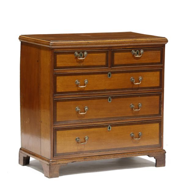 antique-english-chippendale-style-banded-oak-chest-of-drawers