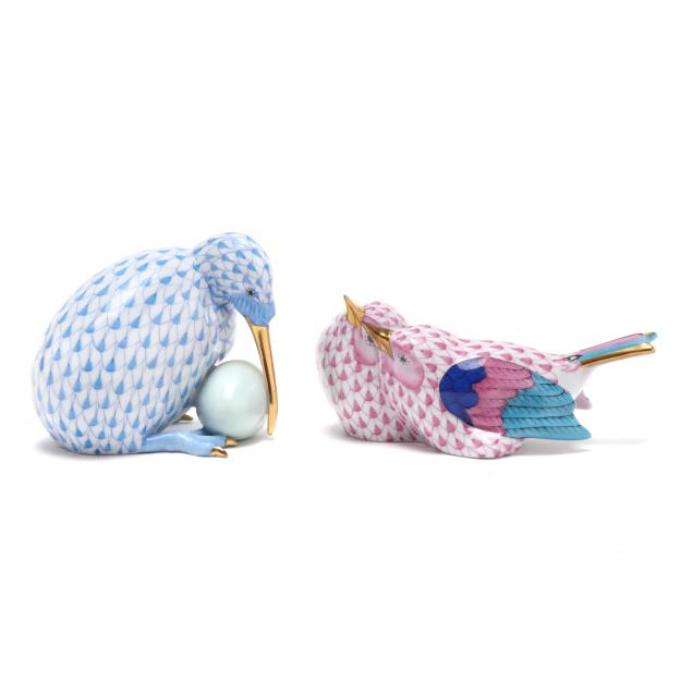 two-herend-fishnet-porcelain-birds