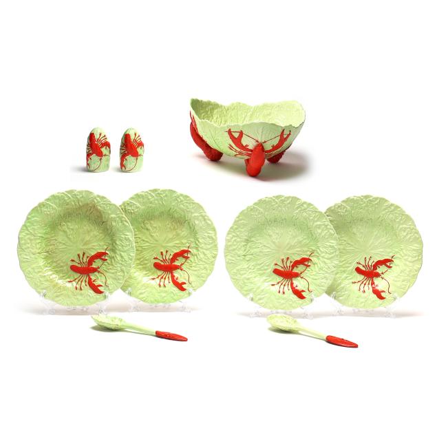 vintage-carlton-ware-lobster-and-lettuce-ceramic-salad-ware