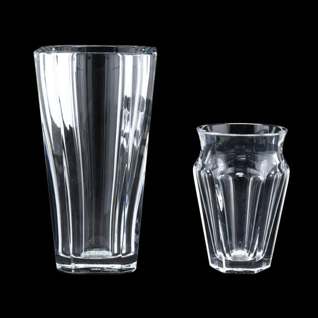 two-baccarat-crystal-vases