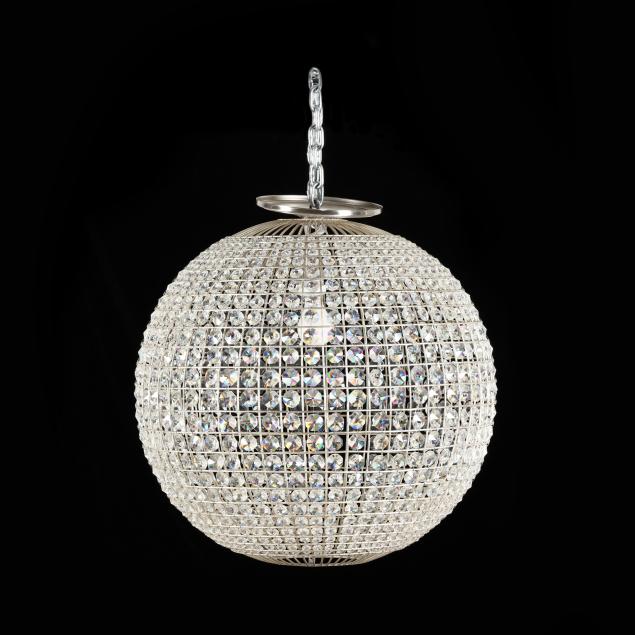 hollywood-regency-style-prism-orb-chandelier