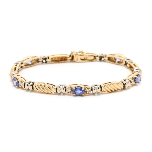 bi-color-gold-tanzanite-and-diamond-bracelet