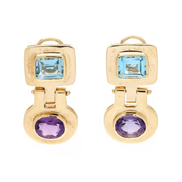 gold-and-multi-gem-set-earrings