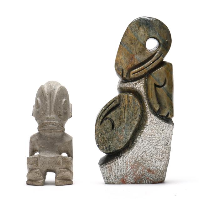 two-tribal-stone-carvings