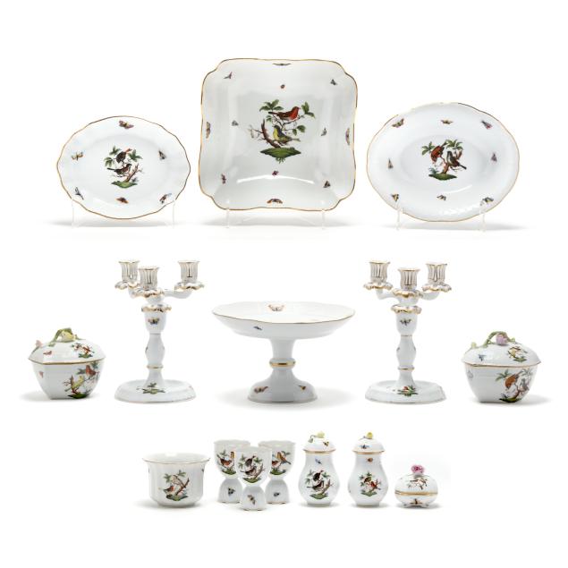 herend-15-i-rothschild-bird-i-porcelain-serving-pieces
