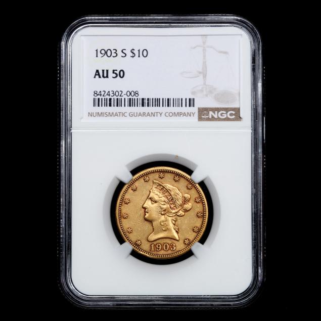 1903-s-liberty-head-10-eagle-au50