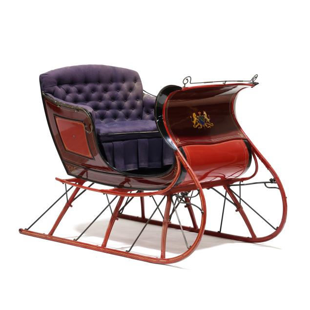 restored-antique-pony-drawn-cutter-sleigh