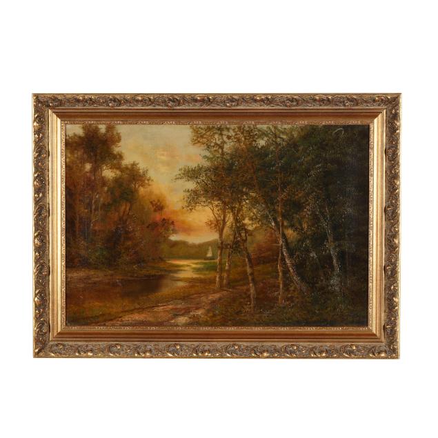 henry-a-duessel-german-american-1858-1919-autumnal-landscape-with-sailboat