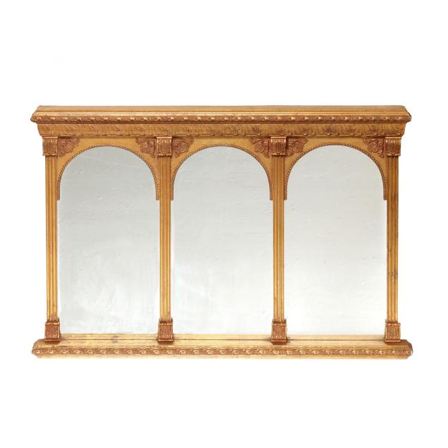 neoclassical-style-gilt-overmantel-three-arch-mirror