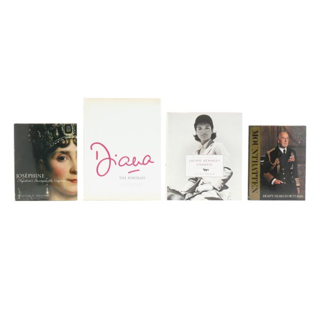 a-group-of-four-books-most-related-to-royalty