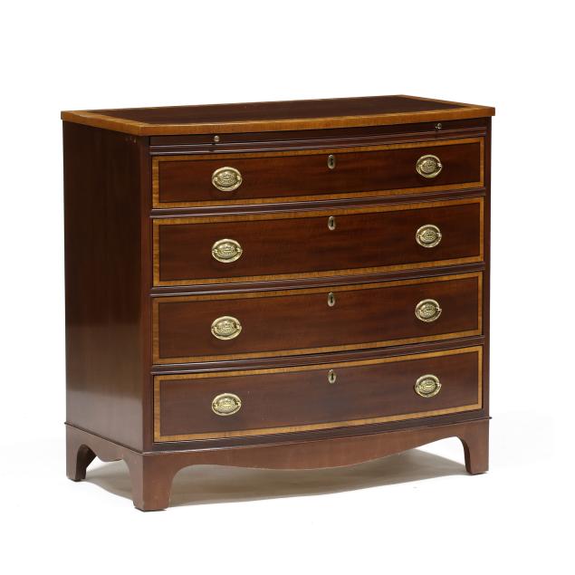 baker-chippendale-style-inlaid-mahogany-bow-front-bachelor-s-chest