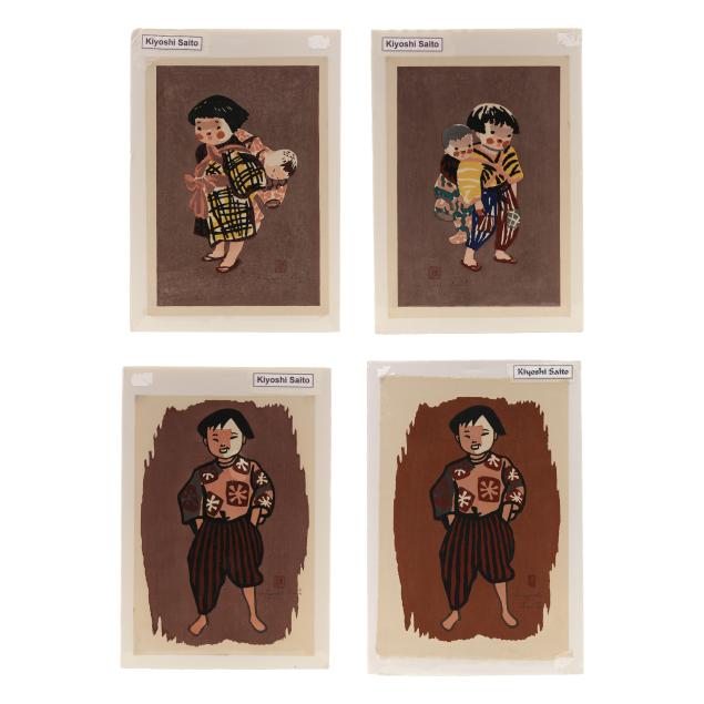 kiyoshi-saito-japanese-1907-1997-four-woodblock-prints