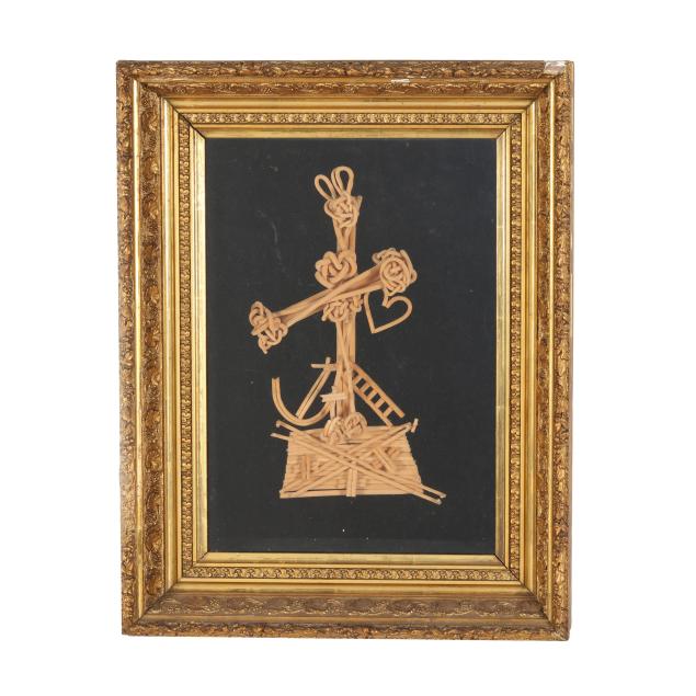 framed-maritime-knotwork-folk-art