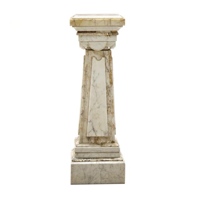 art-deco-carved-marble-pedestal