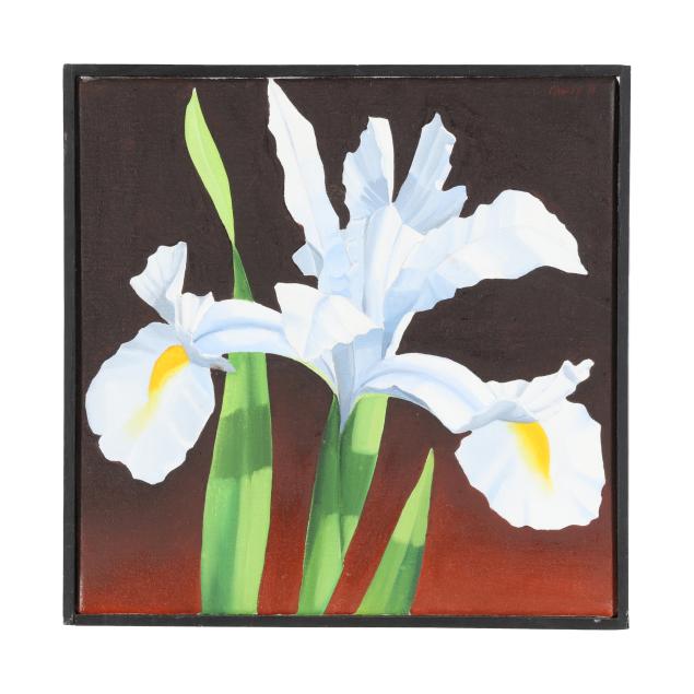 vintage-painting-of-a-i-dutch-iris-i-signed-charley