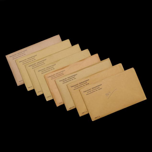 eight-8-early-1960s-proof-sets-with-90-silver