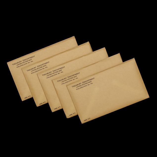 five-5-mint-sealed-1963-proof-sets