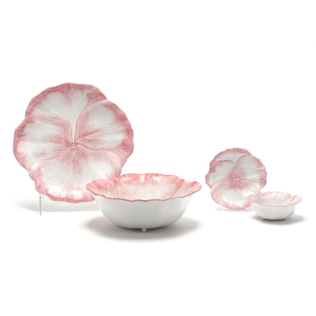 a-collection-of-italian-ceramic-pink-cabbage-dinnerware